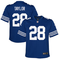 Jonathan Taylor Indianapolis Colts Youth Game Jersey - Royal Jerseys