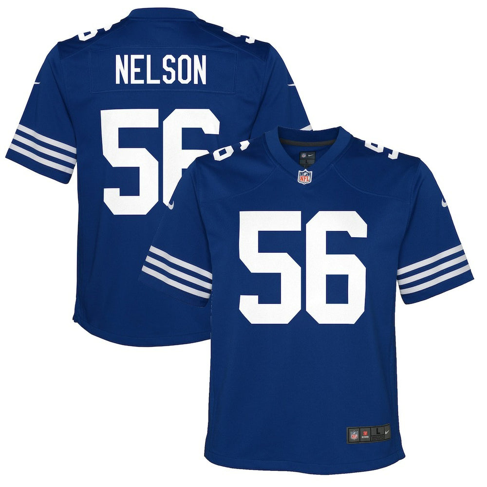 Quenton Nelson Indianapolis Colts Youth Game Jersey - Royal Jerseys