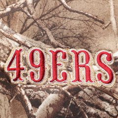 San Francisco 49ers Dunbrooke Champion Tech Pullover Hoodie - Realtree Camo Hoodies