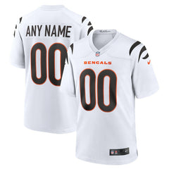 Cincinnati Bengals Game Custom Jersey - White Jerseys