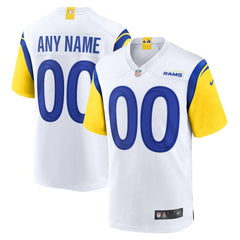 Los Angeles Rams Alternate Custom Jersey - White Jerseys