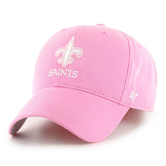 New Orleans Saints '47 Girls Youth Rose MVP Adjustable Hat - Pink Hats