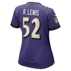 Ray Lewis Baltimore Ravens Women's Retired Player Jersey - Purple Jerseys