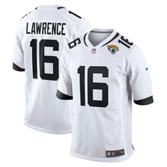 Trevor Lawrence Jacksonville Jaguars White Game Jersey - White Jerseys