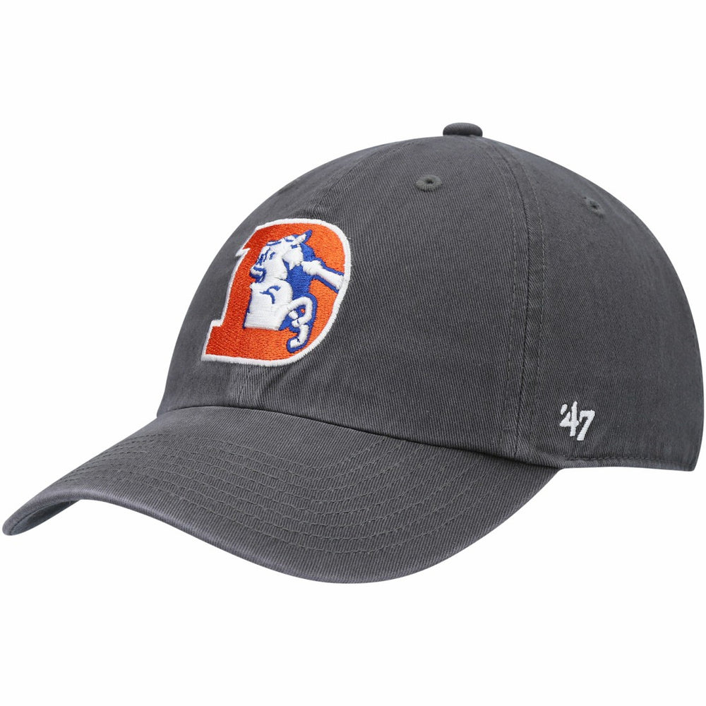 Denver Broncos '47 Clean Up Adjustable Hat - Charcoal Hats