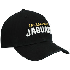 Jacksonville Jaguars '47 Clean Up Script Adjustable Hat - Black Hats