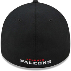 Atlanta Falcons New Era Flawless Stripe 39THIRTY Flex Hat - Black Hats