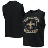 New Orleans Saints Junk Food Women's Rib Ranger Muscle Tank Top - Black Tops