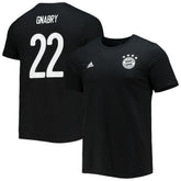 Serge Gnabry Bayern Munich Amplifier Name & Number T-Shirt Black - Adidas for sale