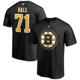 Taylor Hall Boston Bruins Fanatics Authentic Stack Name & Number T-Shirt - Black | US 4308472
