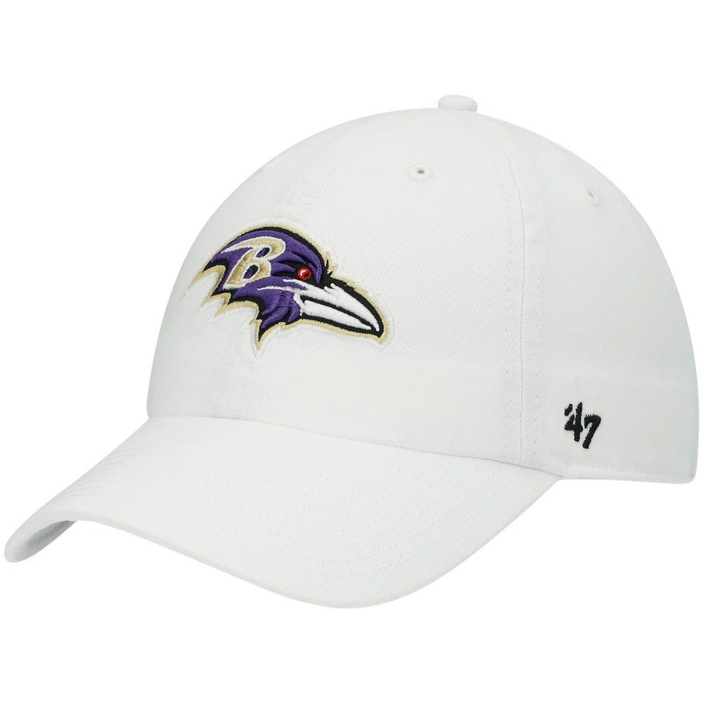Baltimore Ravens '47 Clean Up Adjustable Hat - White Hats