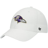 Baltimore Ravens '47 Clean Up Adjustable Hat - White Hats
