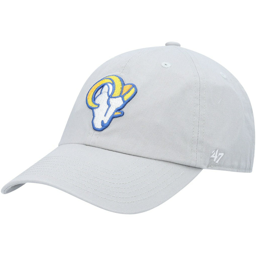 Los Angeles Rams '47 Logo Clean Up Adjustable Hat - Gray Hats
