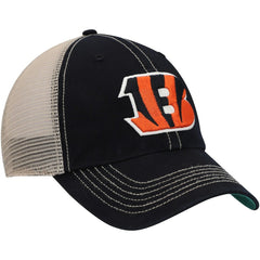 Cincinnati Bengals '47 Trawler Trucker Clean Up Snapback Hat - Black/Natural Hats