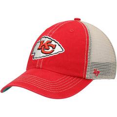 Kansas City Chiefs '47 Trawler Trucker Clean Up Snapback Hat - Red/Natural Hats