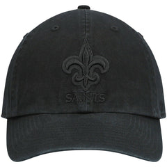 New Orleans Saints '47 Team Tonal Clean Up Adjustable Hat - Black Hats