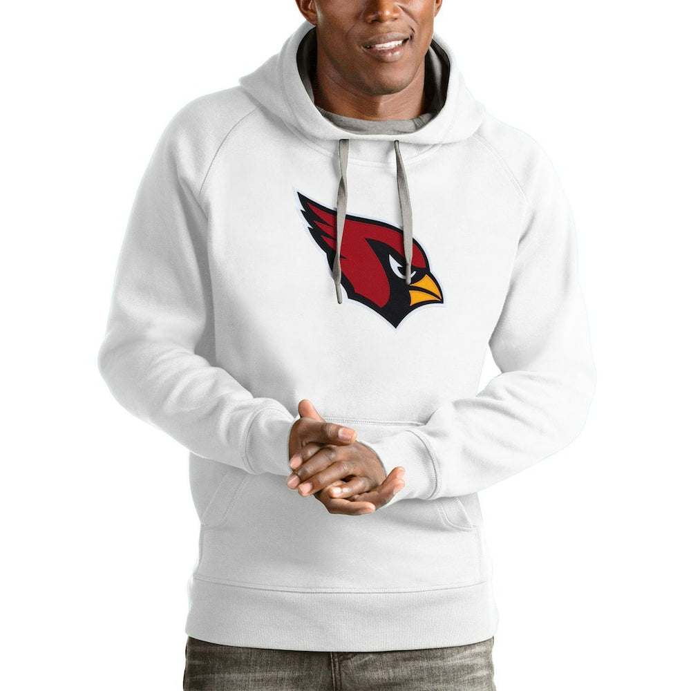 Arizona Cardinals Antigua Victory Pullover Hoodie - White Hoodies