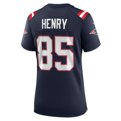 Hunter Henry New England Patriots Women's Game Jersey - Navy Jerseys