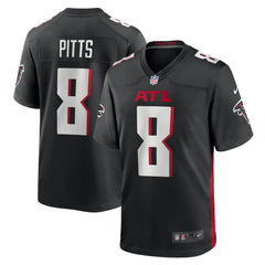 Kyle Pitts Sr. Atlanta Falcons Youth Game Jersey - Black Jerseys