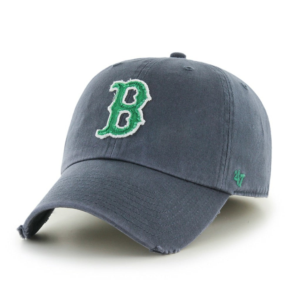 Boston Red Sox '47 Franchise Fitted Hat - Navy/Green Hats