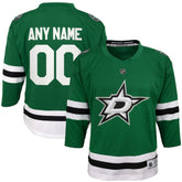 Dallas Stars Youth Home Replica Custom Jersey - Green | US 4328539
