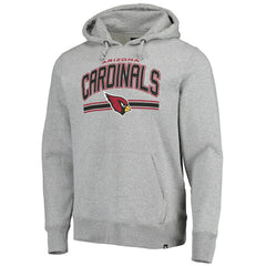Arizona Cardinals '47 Foundation Pullover Hoodie - Gray Hoodies
