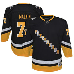 Evgeni Malkin Pittsburgh Penguins Youth 2021/22 Alternate Premier Player Jersey - Black | US 4331271