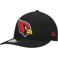 Arizona Cardinals New Era Omaha Low Profile 59FIFTY Fitted Hat - Black Hats