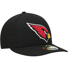 Arizona Cardinals New Era Omaha Low Profile 59FIFTY Fitted Hat - Black Hats