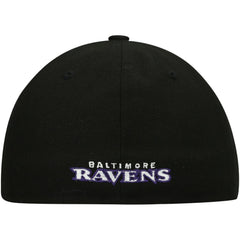 Baltimore Ravens New Era Omaha Low Profile 59FIFTY Fitted Hat - Black Hats