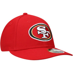 San Francisco 49ers New Era Omaha Low Profile 59FIFTY Fitted Hat - Scarlet Hats