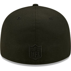 Jacksonville Jaguars New Era Black on Black Low Profile 59FIFTY II Fitted Hat - Black Hats