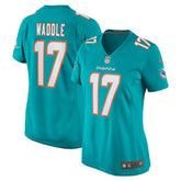 Jaylen Waddle Miami Dolphins Women's Game Player Jersey - Aqua Jerseys