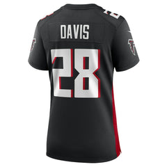 Mike Davis Atlanta Falcons Women's Game Player Jersey - Black Jerseys