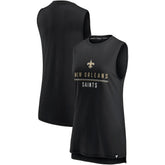 New Orleans Saints Women's True Contender Tank Top - Black Tops