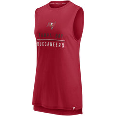 Tampa Bay Buccaneers Women's True Contender Tank Top - Red Tops
