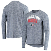 Houston Texans MSX by Michael Strahan Camo Performance Long Sleeve T-Shirt - Navy T-shirts