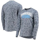 Tennessee Titans MSX by Michael Strahan Camo Long Sleeve T-Shirt - Navy T-shirts