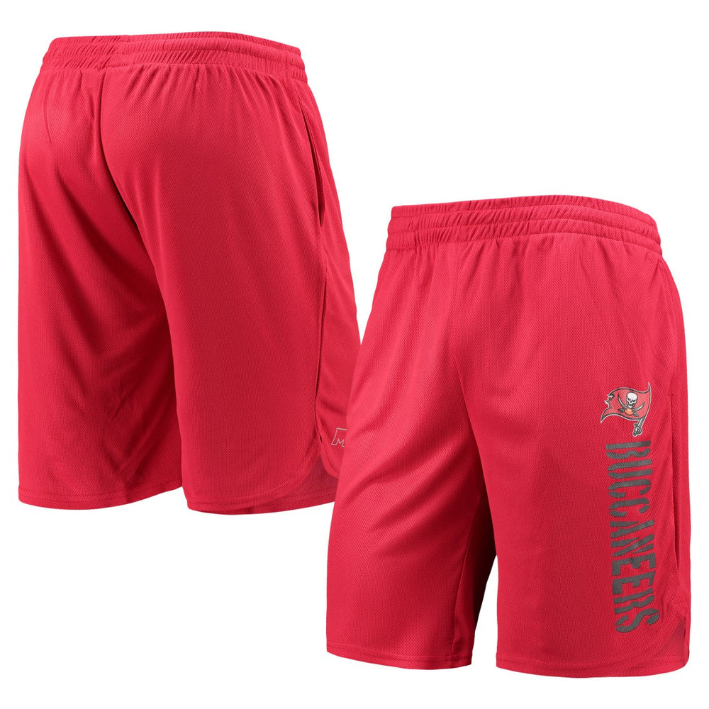 Tampa Bay Buccaneers MSX by Michael Strahan Training Shorts - Red Shorts