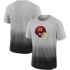 Washington Football Team Team Ombre T-Shirt - Heathered Gray/Black T-shirts