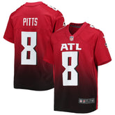 Kyle Pitts Sr. Atlanta Falcons Youth Game Jersey - Red Jerseys