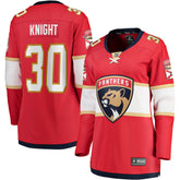 Spencer Knight Florida Panthers Fanatics Women's Home Breakaway Jersey - Red | US 4359488