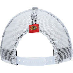 Chicago Blackhawks adidas Women's Foam Trucker Snapback Hat - Gray/White | US 4360295