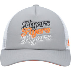 Philadelphia Flyers adidas Women's Foam Trucker Snapback Hat - Gray/White | US 4360308