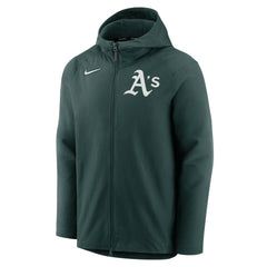 Athletics Nike Authentic Collection Performance Raglan Full-Zip Hoodie - Green Hoodies