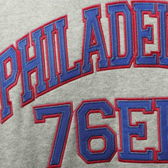 Philadelphia 76ers Hardwood Classics Big & Tall Throwback Pullover Hoodie Heathered Gray - Mitchell & Ness