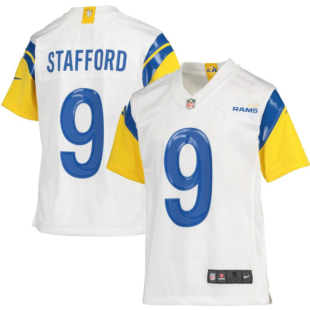 Matthew Stafford Los Angeles Rams Youth Game Jersey - White Jerseys