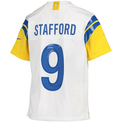 Matthew Stafford Los Angeles Rams Youth Game Jersey - White Jerseys