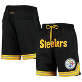 Pittsburgh Steelers Just Don Gold Rush Shorts - Black Shorts