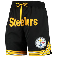 Pittsburgh Steelers Just Don Gold Rush Shorts - Black Shorts